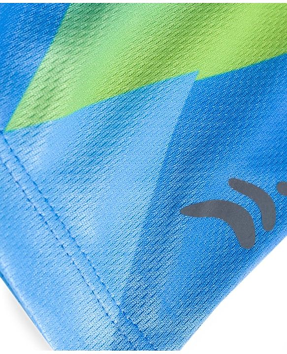 Pine Active Knit Sleeveless Printed Basketball T-Shirt & Shorts Set - Blue