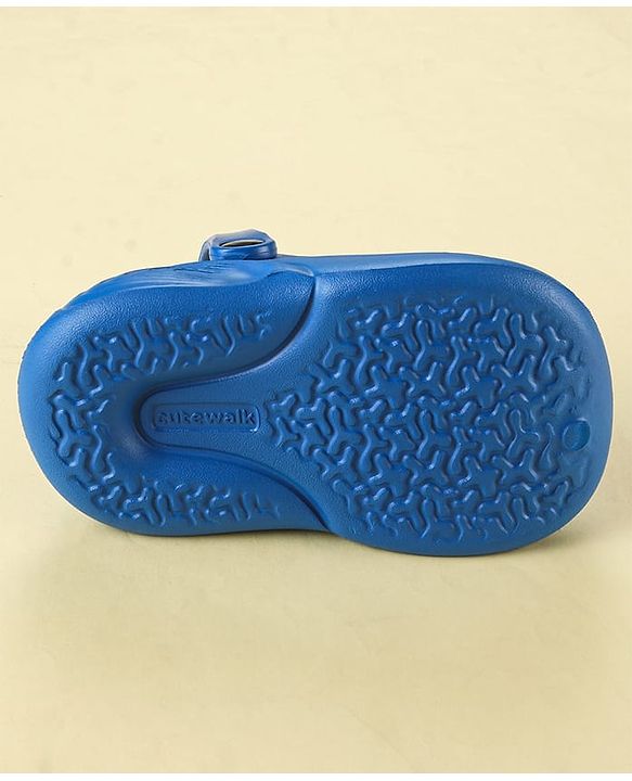 Cute Walk by Babyhug Clogs with Back Strap & Animal Applique - Blue