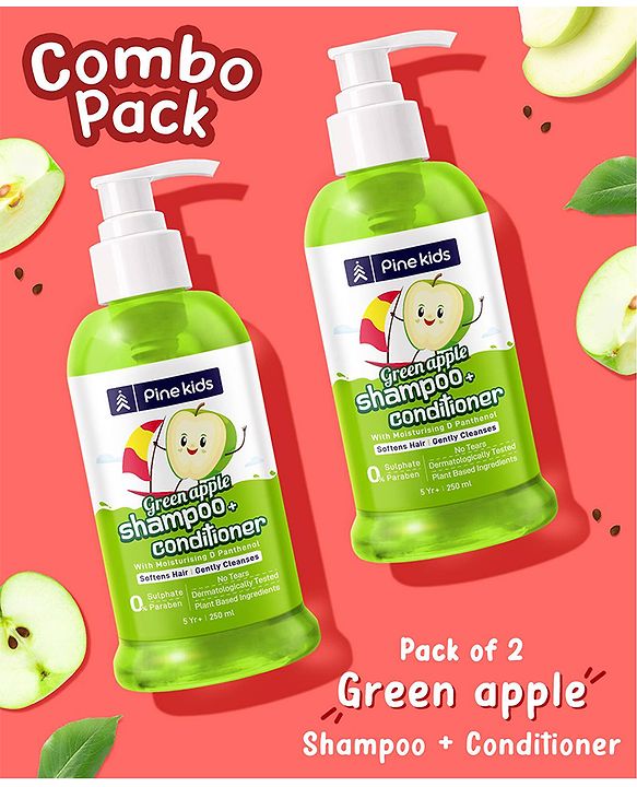 Pine Kids Orange Shampoo & Conditioner - 250 ml