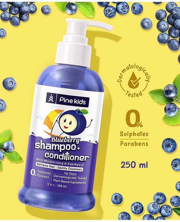 Pine Kids Blueberry Shampoo & Conditioner Pack of 2 -   250 ml each