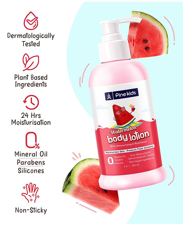Pine Kids Watermelon Body Lotion Pack of 2 -  250 ml each