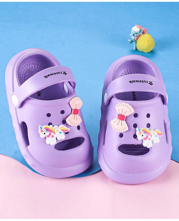 Cute Walk by Babyhug Slip-On Clogs Space-X Applique - Pink (Design May Vary) main image 0