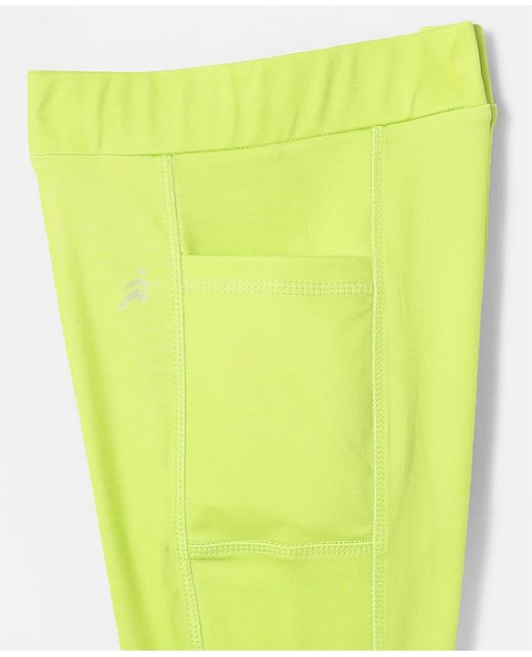 Pine Active Knit Full Length Super Stretch Leggings With Ombre Effect - Light Green & Light Blue