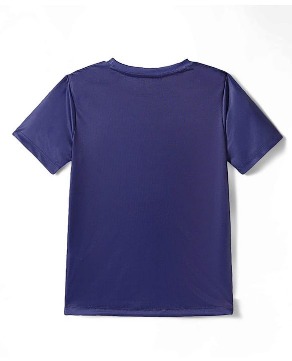 Pine Active Knit Half Sleeves T-Shirt - Navy Blue