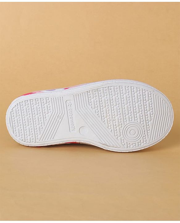 Cute Walk by Babyhug Slip On Casual Shoes with Cycle Embroidery -  White