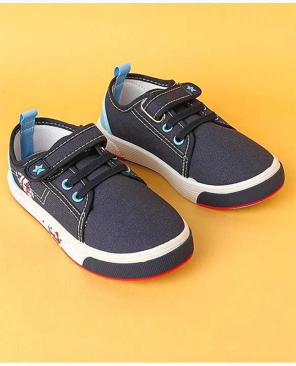 Cute Walk by Babyhug Velcro Closure Casual Shoes - Navy Blue