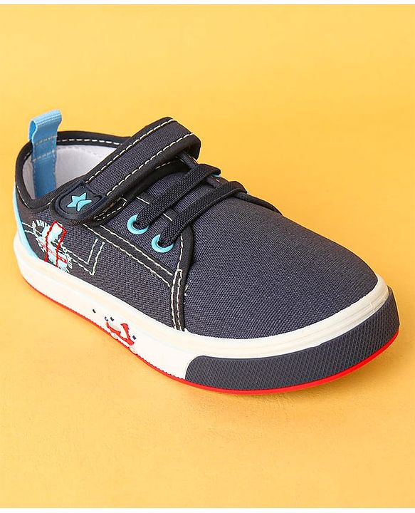 Cute Walk by Babyhug Velcro Closure Casual Shoes - Navy Blue