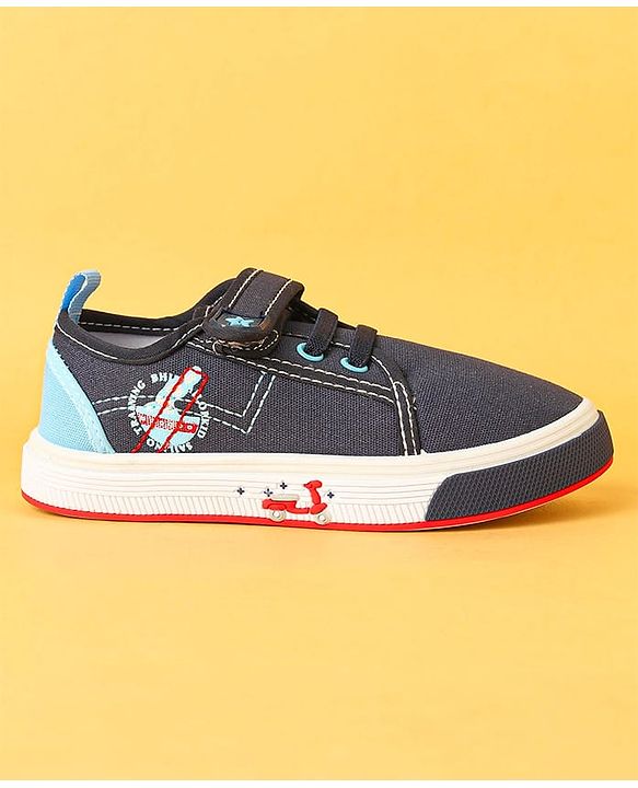 Cute Walk by Babyhug Velcro Closure Casual Shoes - Navy Blue