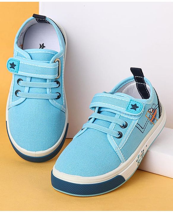 Cute Walk by Babyhug Velcro Closure Casual Shoes - Navy Blue