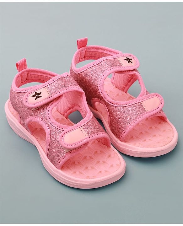 Cute Walk by Babyhug Sandals with Velcro Closure - Beige