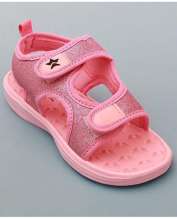 Cute Walk by Babyhug Sandals with Velcro Closure - Beige