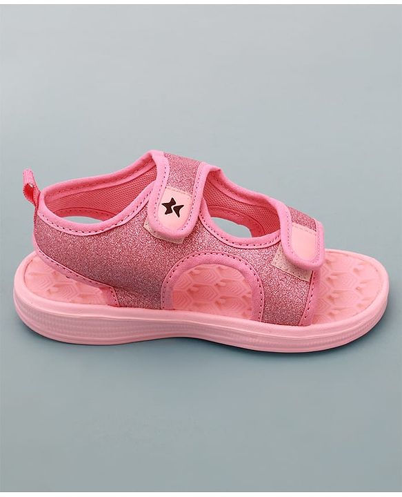 Cute Walk by Babyhug Sandals with Velcro Closure - Beige