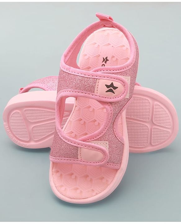 Cute Walk by Babyhug Sandals with Velcro Closure - Beige