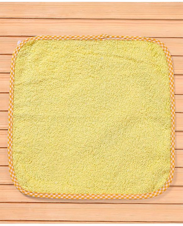 Babyhug 100% Cotton Terry Knit Solid Wash Cloths L 25 x B 25 cm Pack of 6 - Multicolor