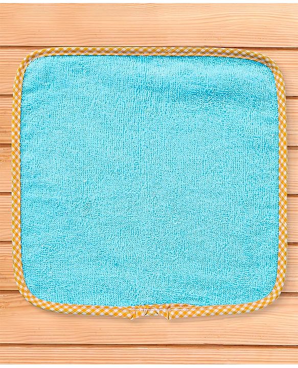 Babyhug 100% Cotton Terry Knit Solid Wash Cloths L 25 x B 25 cm Pack of 6 - Multicolor