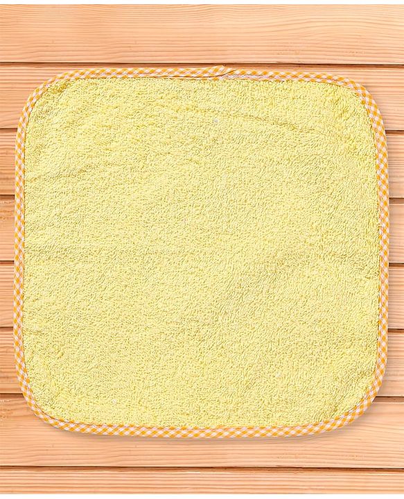 Babyhug Terry Knit Solid Wash Cloths Pack of 6 L 25 x B 25 cm - Multicolor