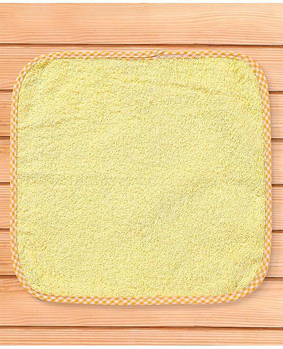 Babyhug Terry Knit Solid Wash Cloths Pack of 6 L 25 x B 25 cm - Multicolor