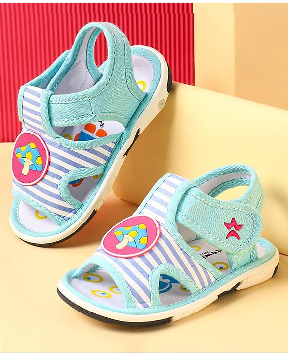 Cute Walk by Babyhug Sandal - Black main image 1