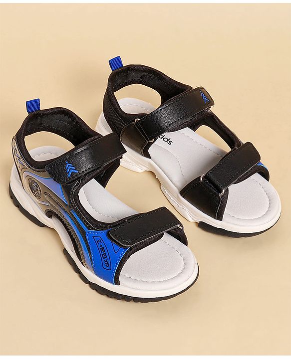 Pine Kids Velcro Closure Sandals - Black