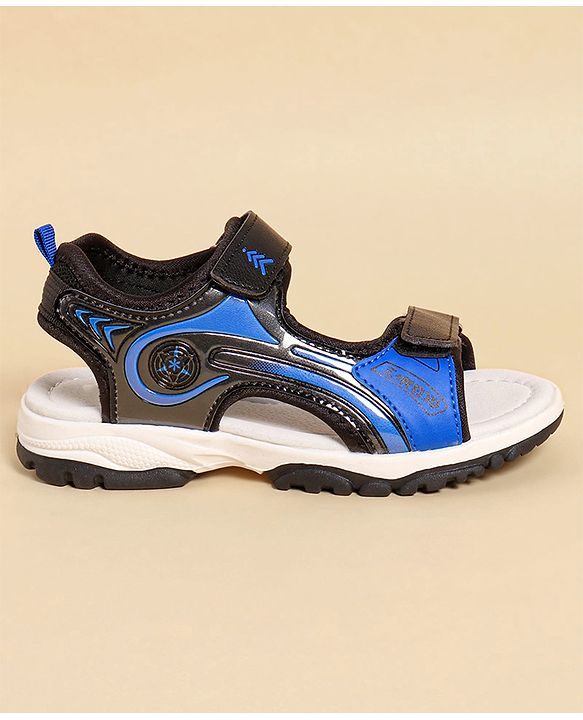 Pine Kids Velcro Closure Sandals - Black