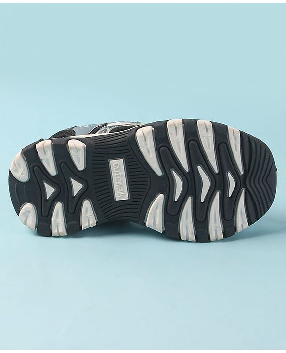 Cute Walk by Babyhug Slip On Sandals - Grey