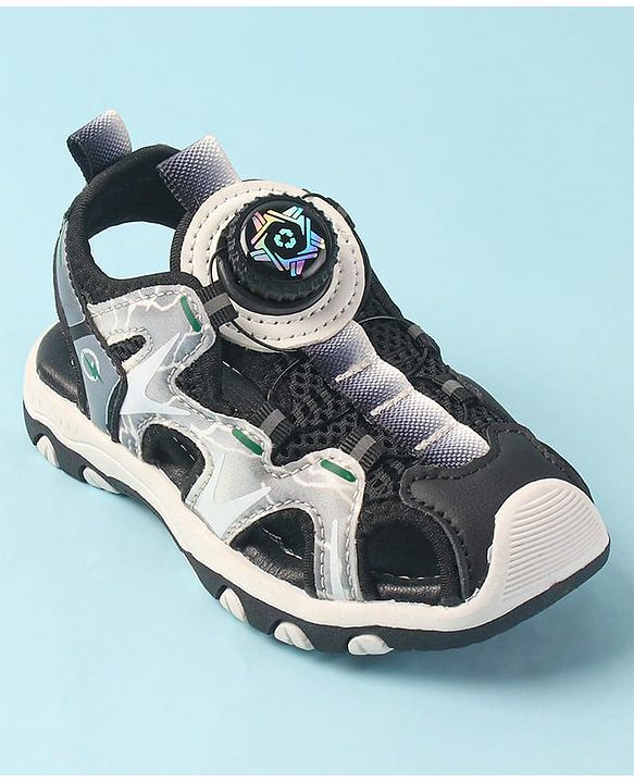 Cute Walk by Babyhug Slip On Sandals - Grey