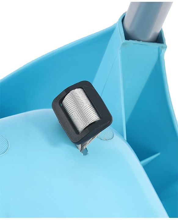 Babyhug Multi-functional Highchair & Convertible Feeding Chair | Removable Feeding Tray| Adjustable Footrest| Safety Harness| Anti-skid Base| Easy Assembly| Easy Cleaning| 6 Months to 3 Years - Blue
