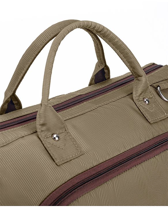 Babyhug 3-in-1 Diaper Bag Multifunctional Tote Sling & Backpack for Travel  - Brown