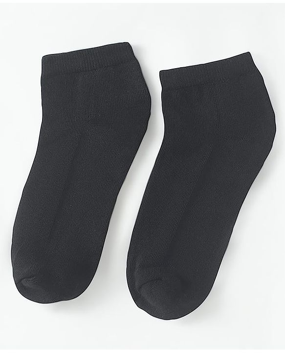 Pine Kids Knit Low Ankle Length School Socks Pack of 3 - Black