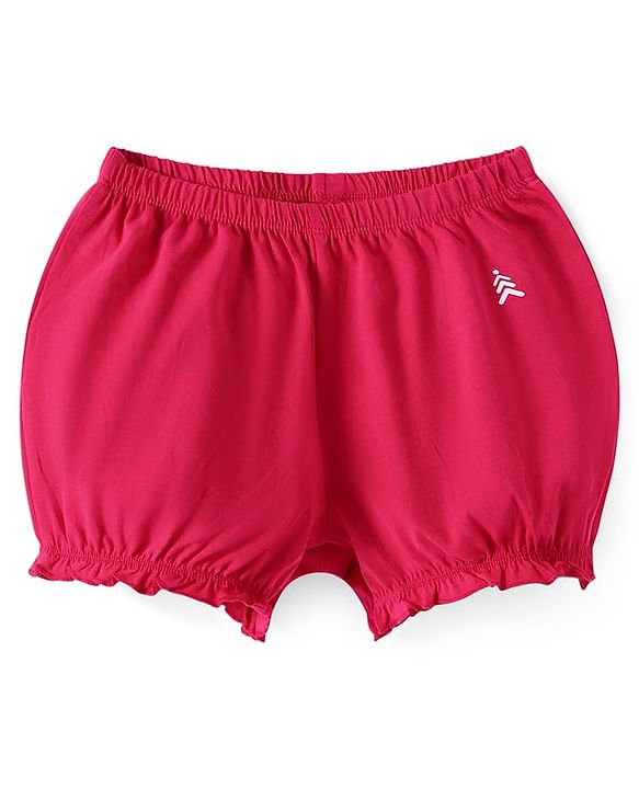Pine Kids Cotton Elastane Knit Solid Bloomers Pack of 3 (Color may vary)