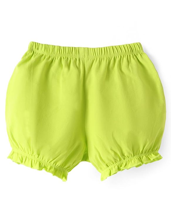 Pine Kids Cotton Elastane Knit Solid Bloomers Pack of 3 (Color may vary)