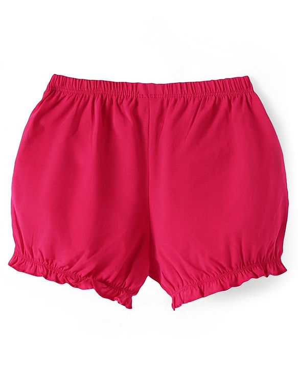Pine Kids Cotton Elastane Knit Solid Bloomers Pack of 3 (Color may vary)