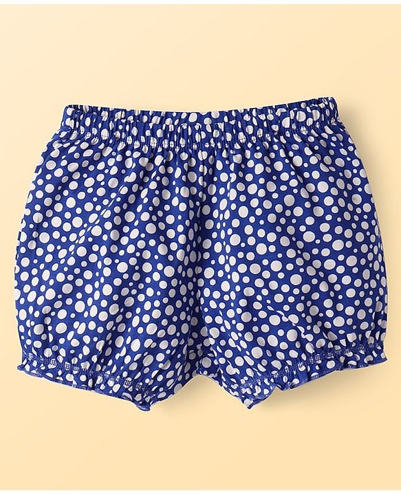 Pine Kids Cotton Knit Bloomers With Stripes & Star Print Pack 3 - Color May Vary