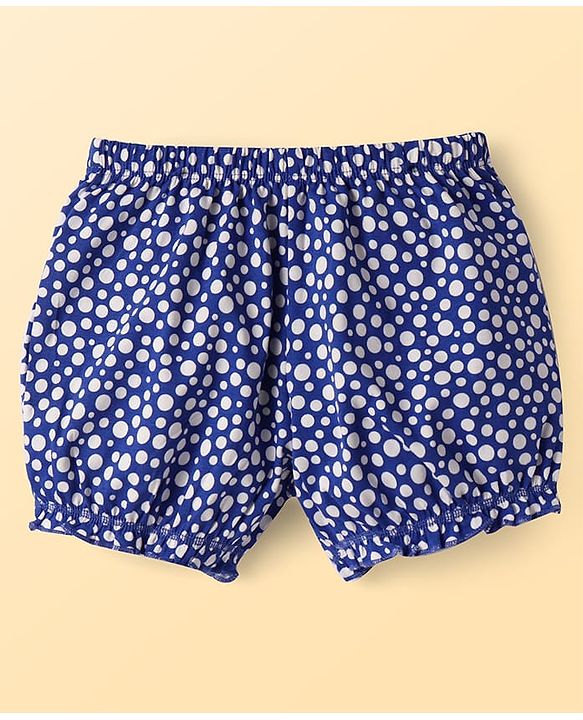 Pine Kids Cotton Knit Bloomers With Stripes & Star Print Pack 3 - Color May Vary