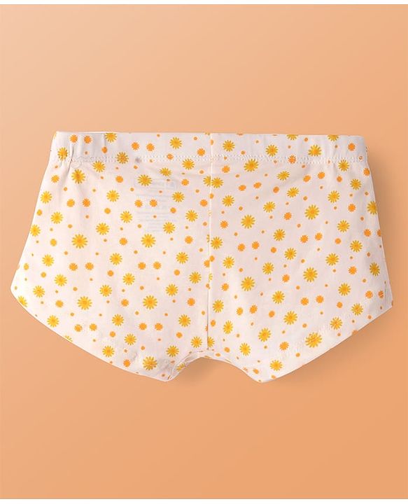 Pine Kids Cotton Knit Panties with Floral Print Pack of 3 - Color May Vary