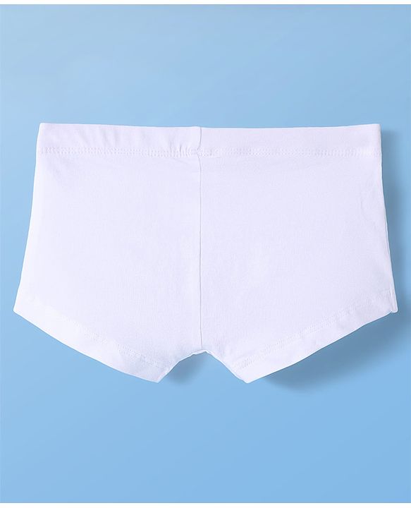 Pine Kids Cotton Elastane Knit Solid Colors Panties Pack of 3 (Color May Vary)