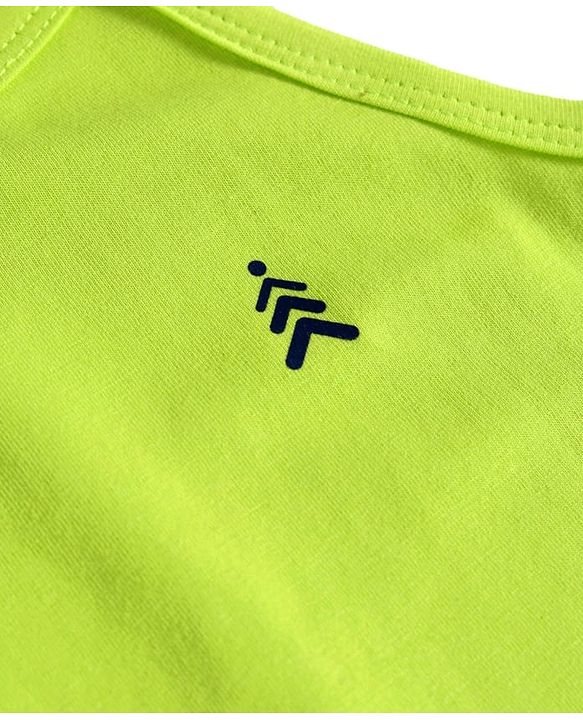 Pine Kids Cotton Elastane Knit Singlet Sleeves So;id Color Slips Pack of 3 (Color May Vary)
