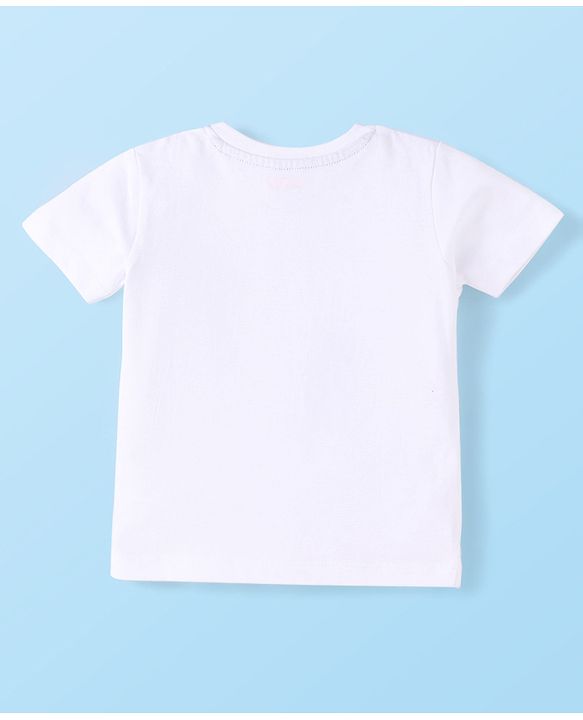Babyhug Cotton Knit Half Sleeves T-Shirts with Stripes & Boat Print Pack Of 3 - Yellow & White