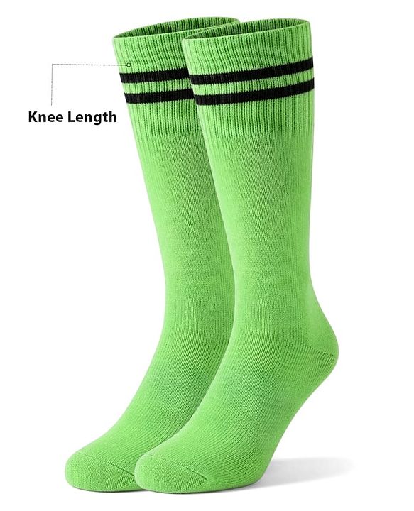Pine Active Knit Knee Length Football Socks - Green