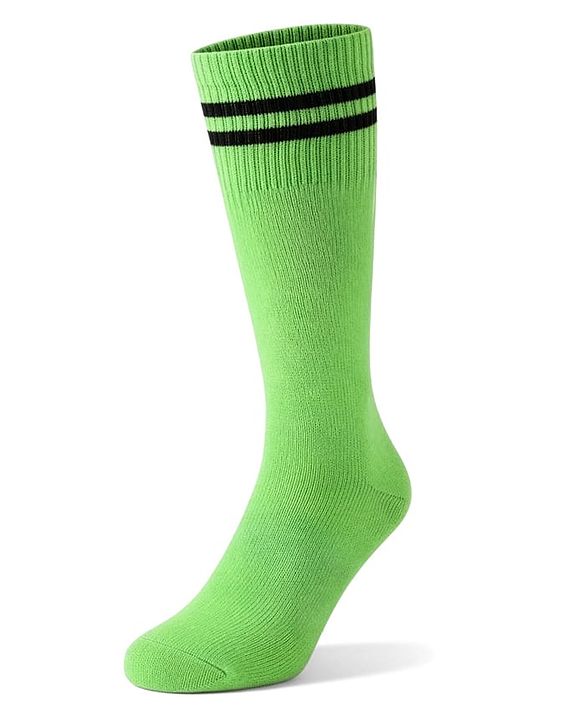 Pine Active Knit Knee Length Football Socks - Green