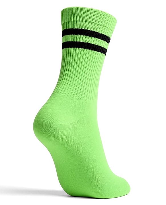 Pine Active Knit Knee Length Football Socks - Green