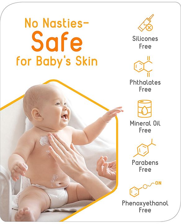 Babyhug Advanced Mineral Based Sunscreen Lotion with SPF 30 +, PA+++, Broad Spectrum (UVA/UVB) Protection & No White Cast - 200ml
