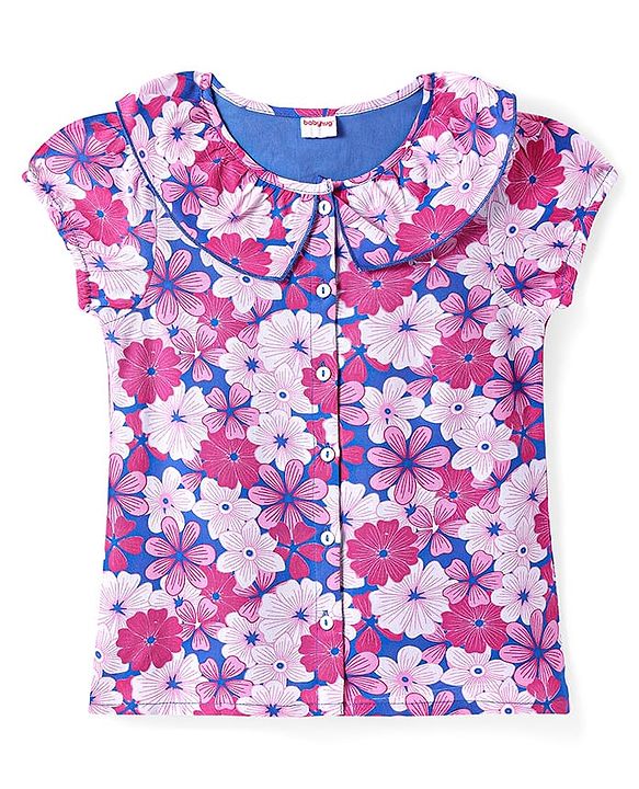 Babyhug Rayon Woven Full Sleeves Shrug With Handkerchief Hem Striped Frock -  Multicolour