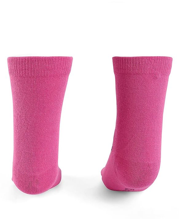 Cute Walk by Babyhug Knit Antibacterial Socks With Aristocats Marie Graphics Pack Of 3 - Pink