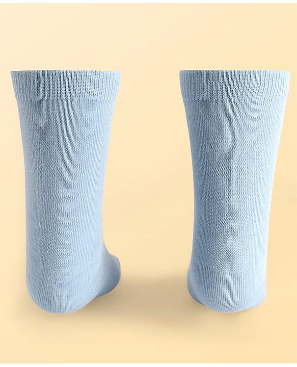 Pine Kids Marvel Knit Antibacterial Socks With Stripes & Avengers Graphics Pack Of 3 - Orange Light Blue & Grey