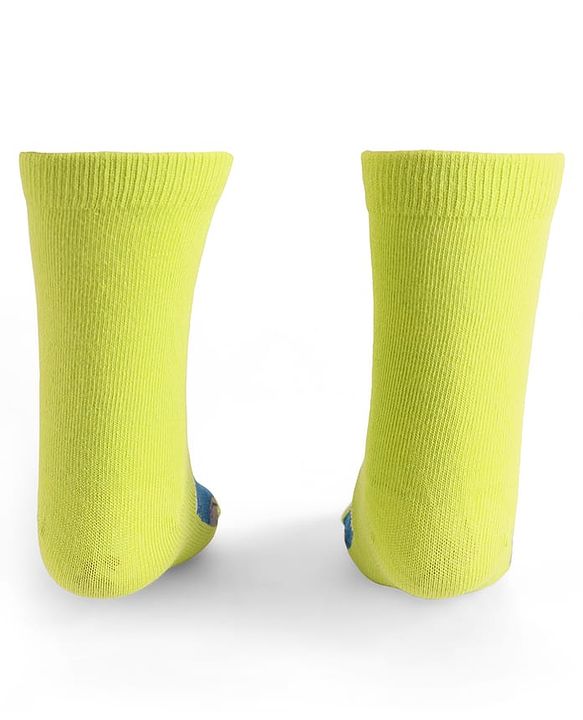 Pine Kids Marvel Knit Antibacterial Socks With Avenger Graphics Pack Of 3 - Red Blue & Green