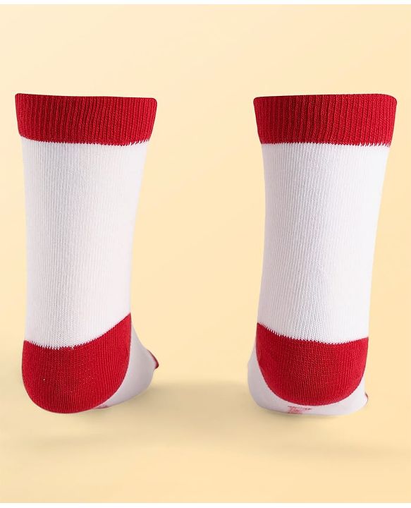 Pine Kids Marvel Knit Antibacterial Socks With Avengers Graphics Pack Of 3 - Green Light Blue & White