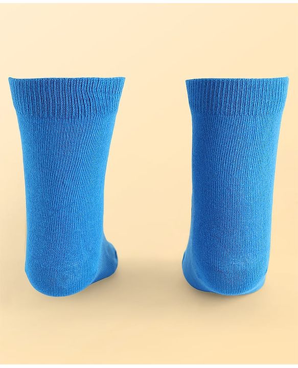 Pine Kids Marvel Knit Antibacterial Socks With Avengers Graphics Pack Of 3 - Red Blue & White