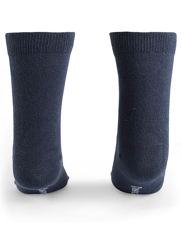 Pine Kids Marvel Knit Antibacterial Socks With Avengers Graphics Pack Of 3 -  Black Navy Blue & Brown