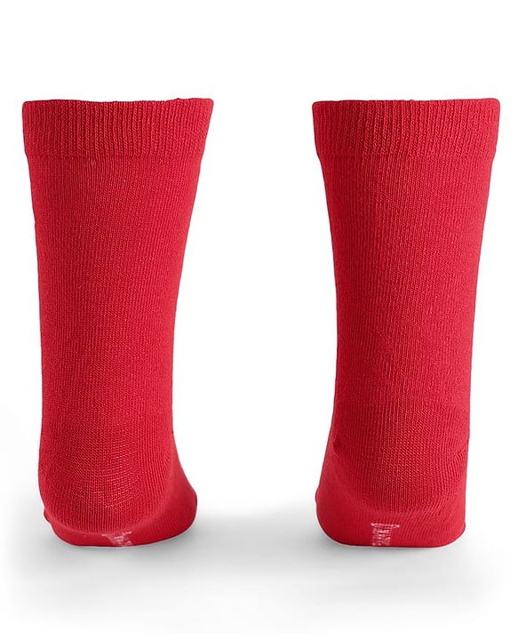 Pine Kids Knit Antibacterial Socks With Spider Man Graphics Pack Of 3 - Red Yellow & Blue